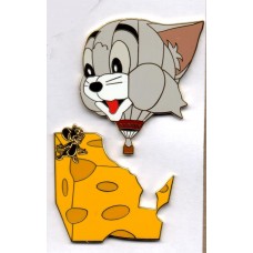 Tom Cat and Cheese 2 Pcs Puzzle Gold